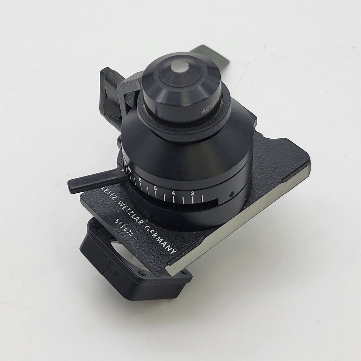 Leitz Microscope Flipout Condenser ACHR 0.90 S1.1  513474  Dialux - microscopemarketplace