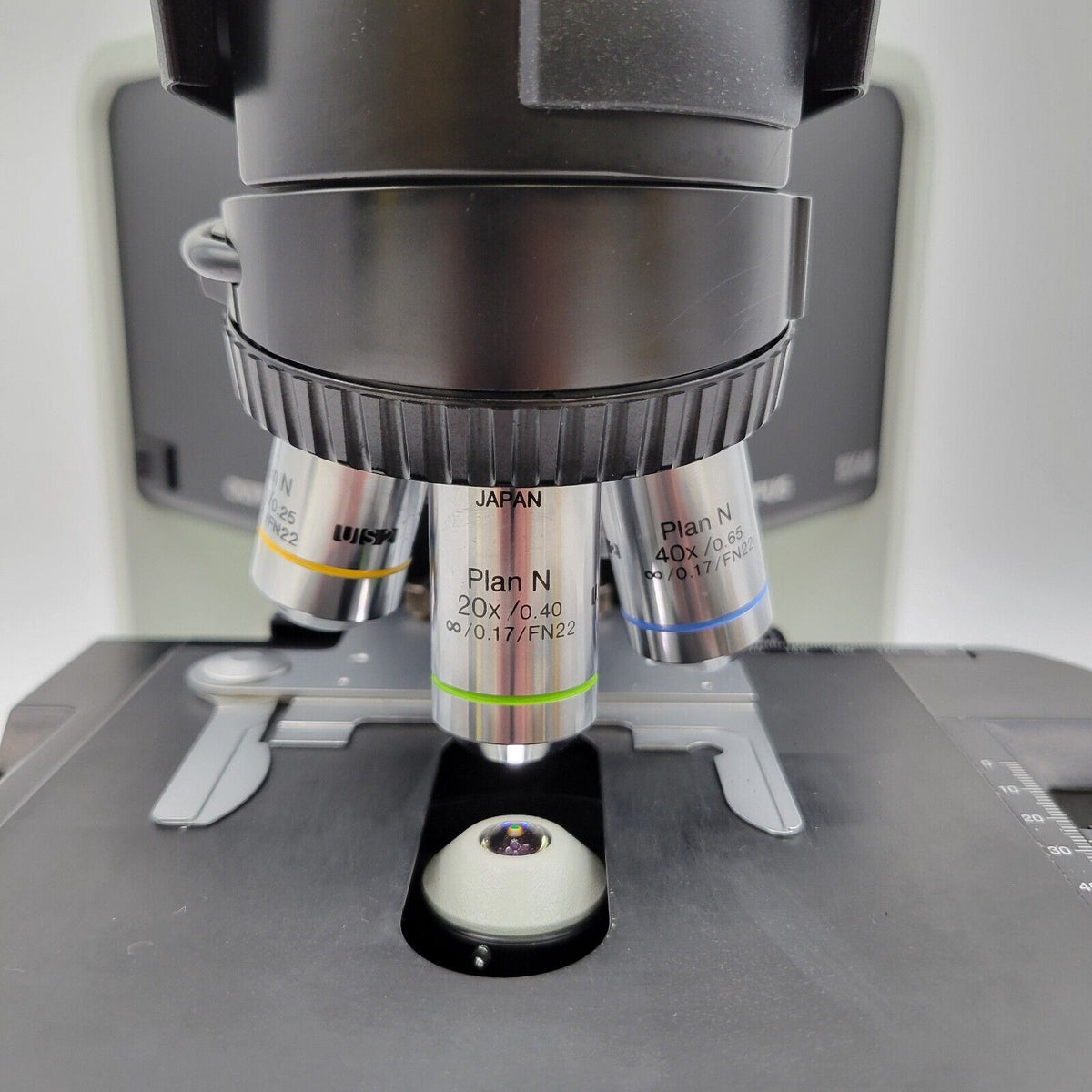 Olympus Microscope BX 46 LED with Tilting Lift Ergo Head & 2x for Path