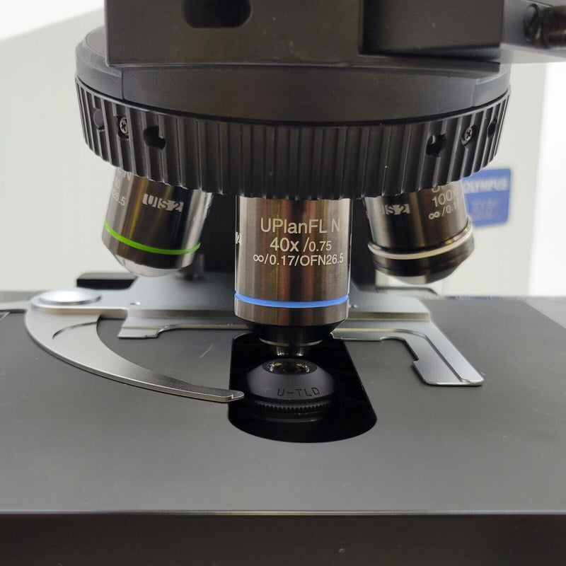 Olympus Microscope BX51 LED with DIC and Fluorite Objectives ...