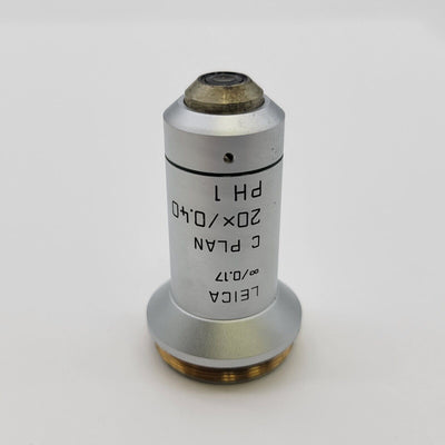 Leica Microscope Objective C Plan 20x Ph1 ∞/0.17 506079 20x/0.40 Phase Contrast - microscopemarketplace