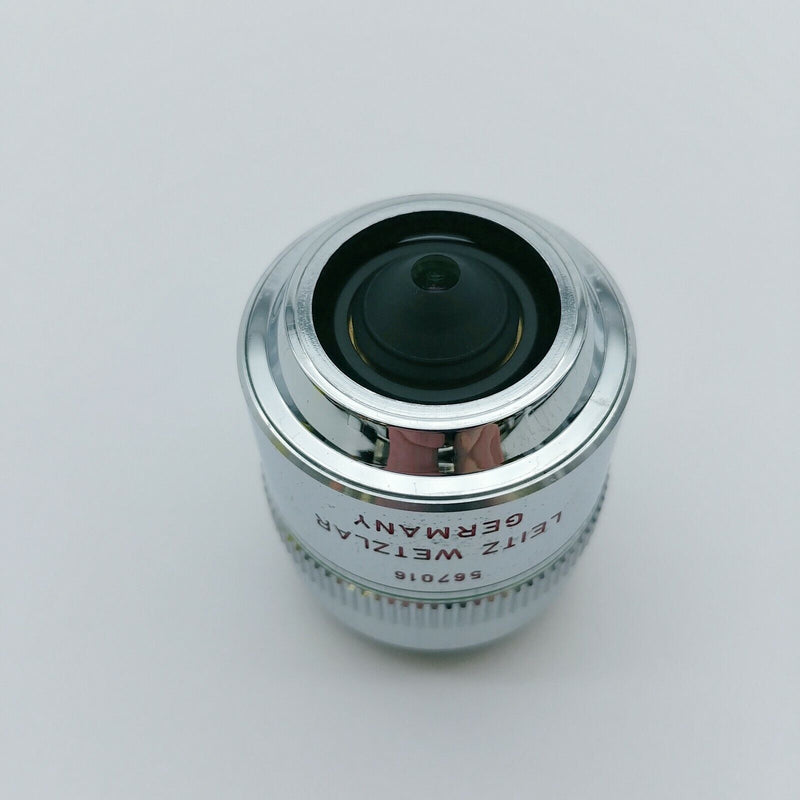 Leitz Microscope Objective PL FLUOTAR 20x D ∞/0 32mm Thread 567016 - microscopemarketplace