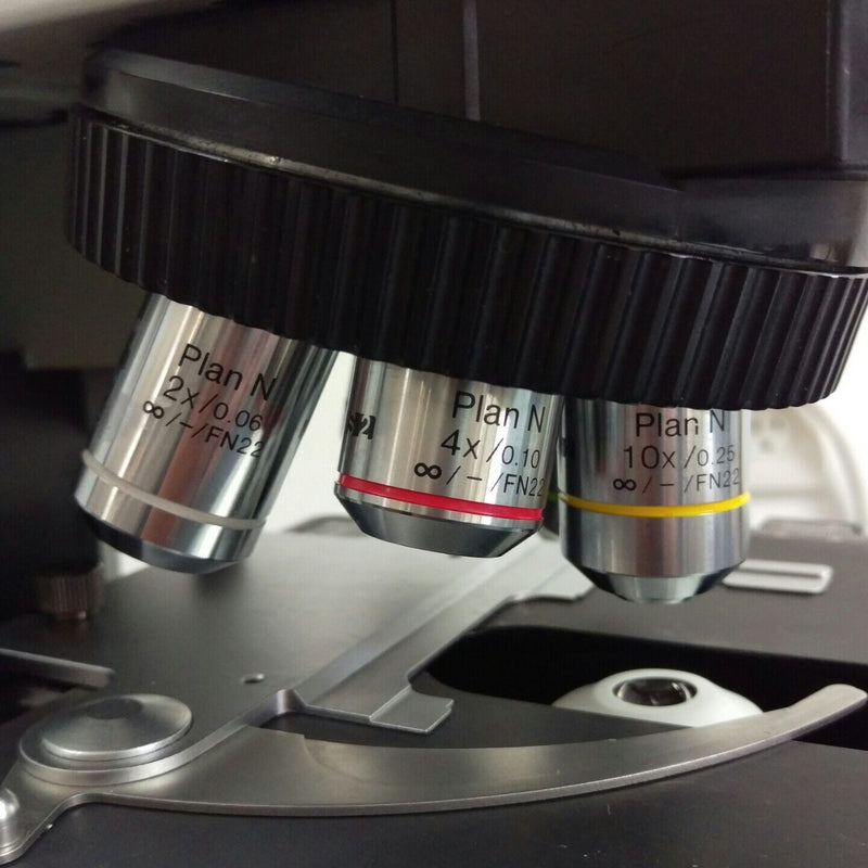 Olympus Microscope BX41 with Trinocular Head and 2x Pathology - microscopemarketplace