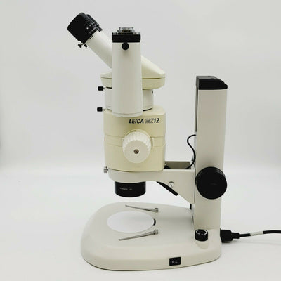 Leica Stereo Microscope MZ12 with Plan Apo 1x, Phototube, and Illuminated Stand - microscopemarketplace