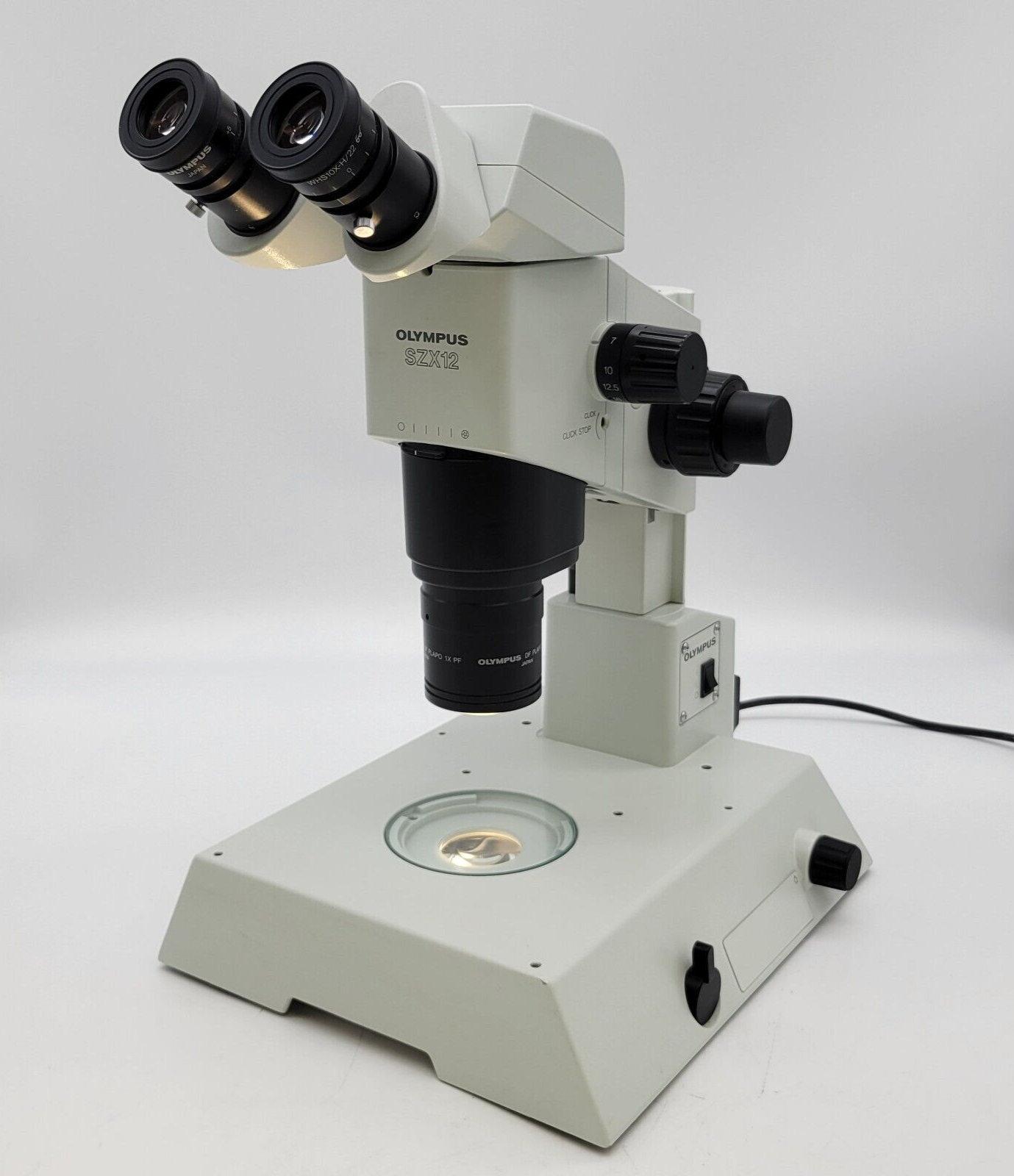 Olympus Stereo Microscope SZX12 with Transmitted Light Stand for IVF - microscopemarketplace
