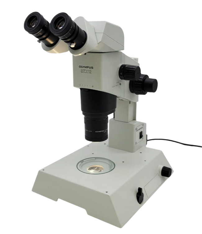 Olympus Stereo Microscope SZX12 with Transmitted Light Stand for IVF - microscopemarketplace