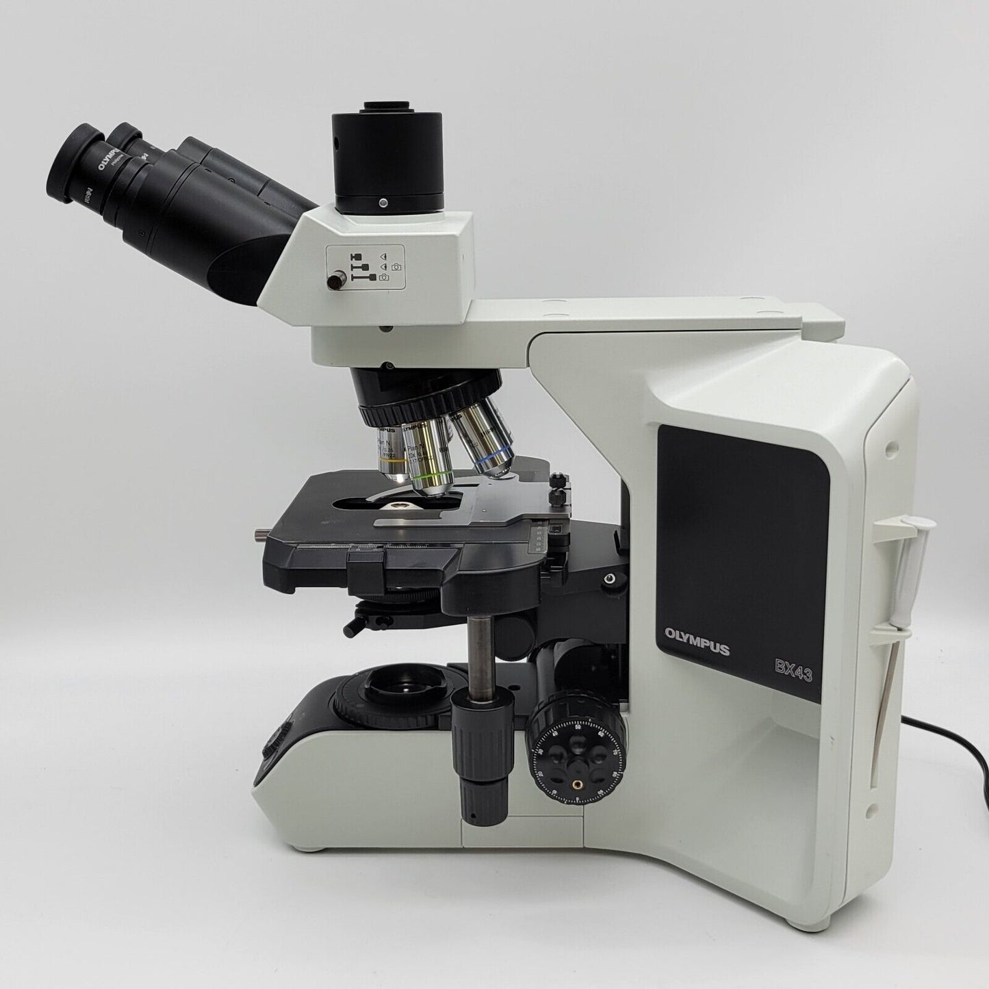 Olympus Microscope BX43 with Trinocular Head & 2x Objective Pathology / Mohs - microscopemarketplace