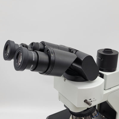 Olympus Microscope BX43 with Fluorites, Tilting Head, & Phototube for Pathology - microscopemarketplace