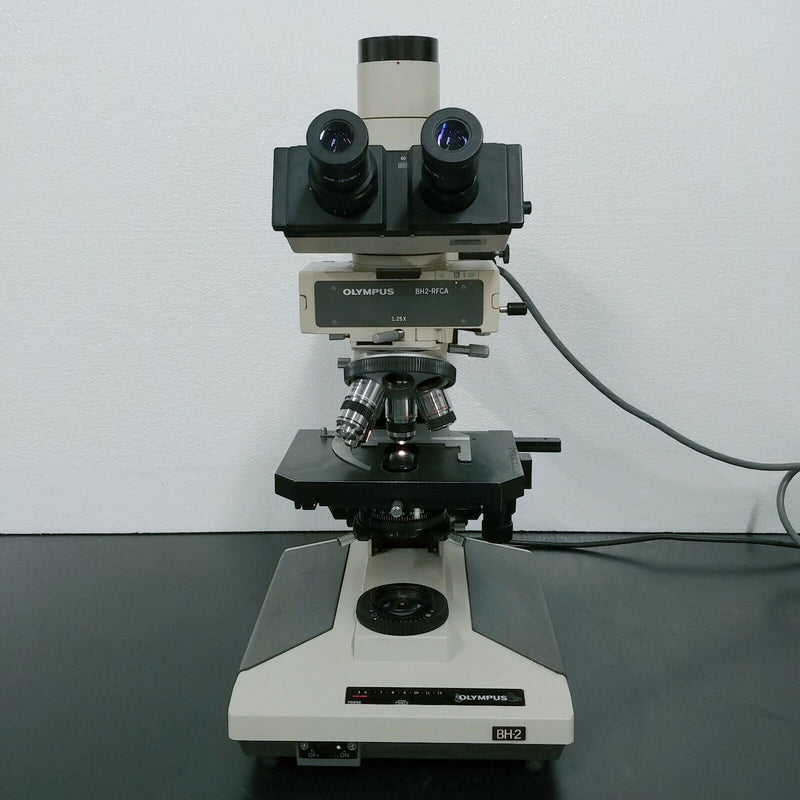Olympus Microscope BH2 with Fluorescence & SPlan Objectives 100x - microscopemarketplace