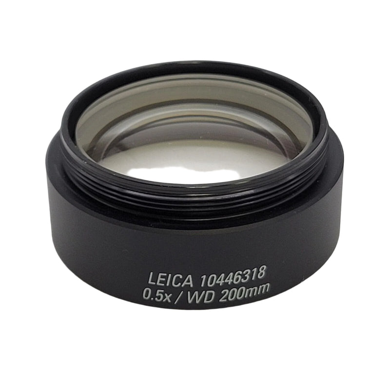 Leica Stereo Microscope Objective 0.5x WD 200mm Lens 10446318 S-Series - microscopemarketplace