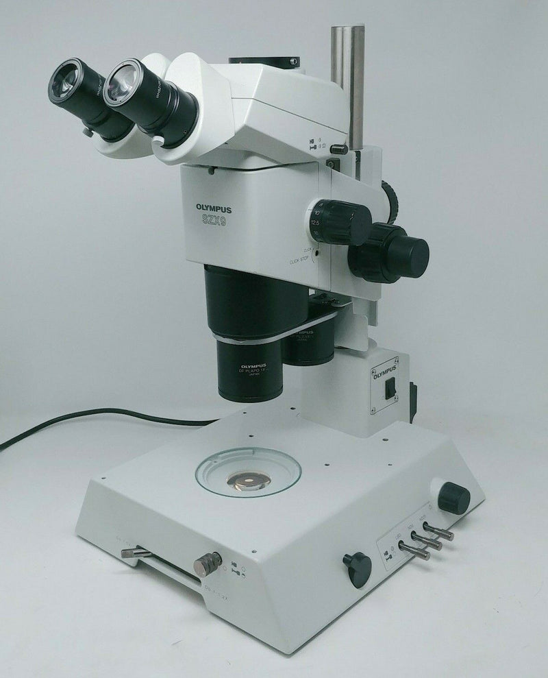 Olympus Microscope SZX9 with Dual Nosepiece and Illuminated Stand - microscopemarketplace