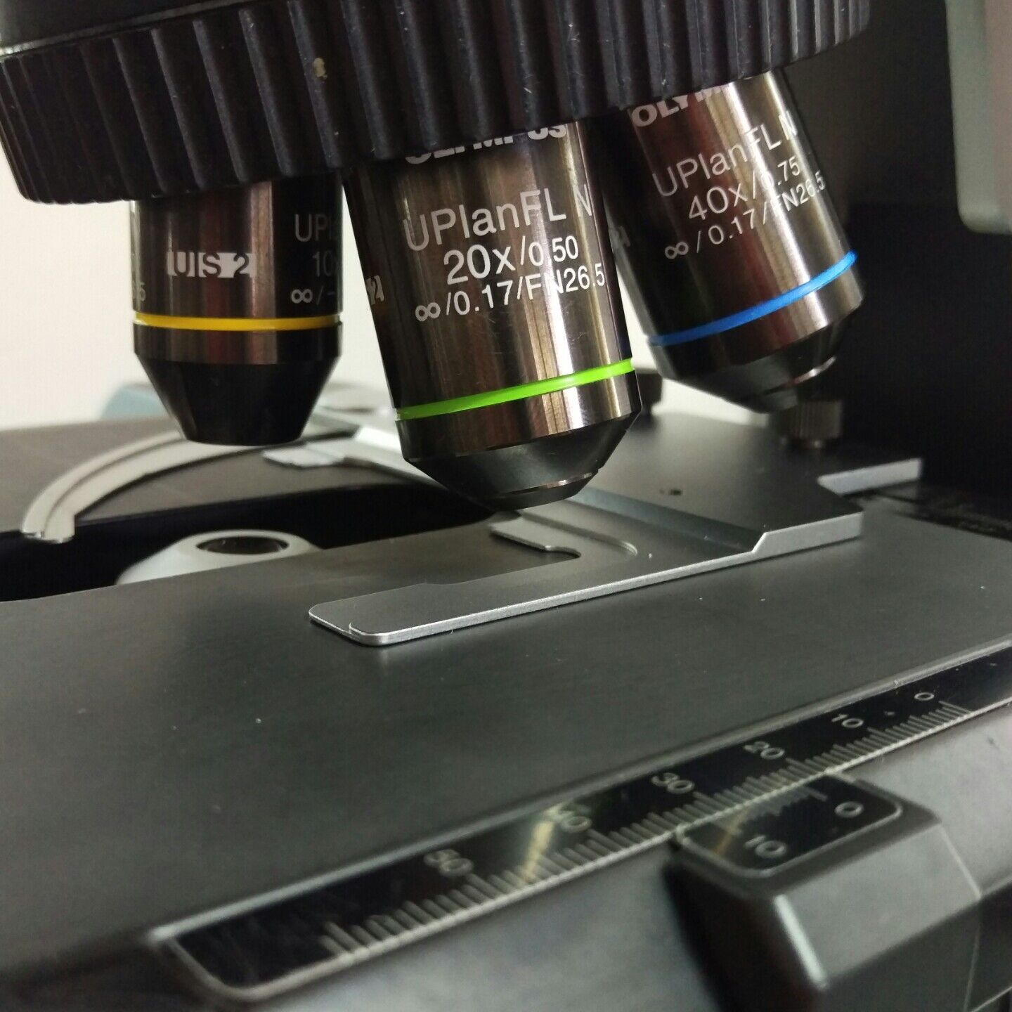 Olympus Microscope BX41 with Fluorites for Pathology - microscopemarketplace
