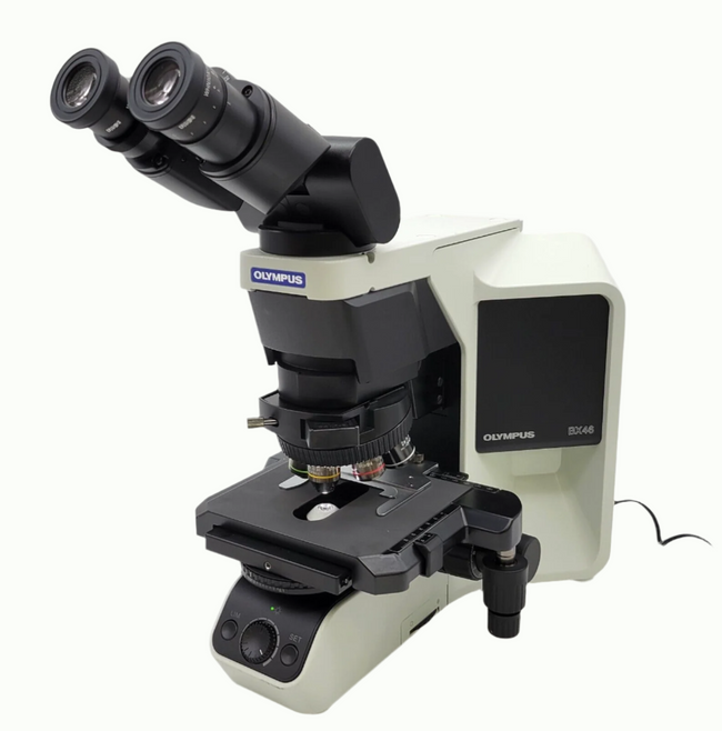 Olympus Microscope BX46 LED with Apo 2x, Fluorite Objectives & Tilting Binocular - microscopemarketplace