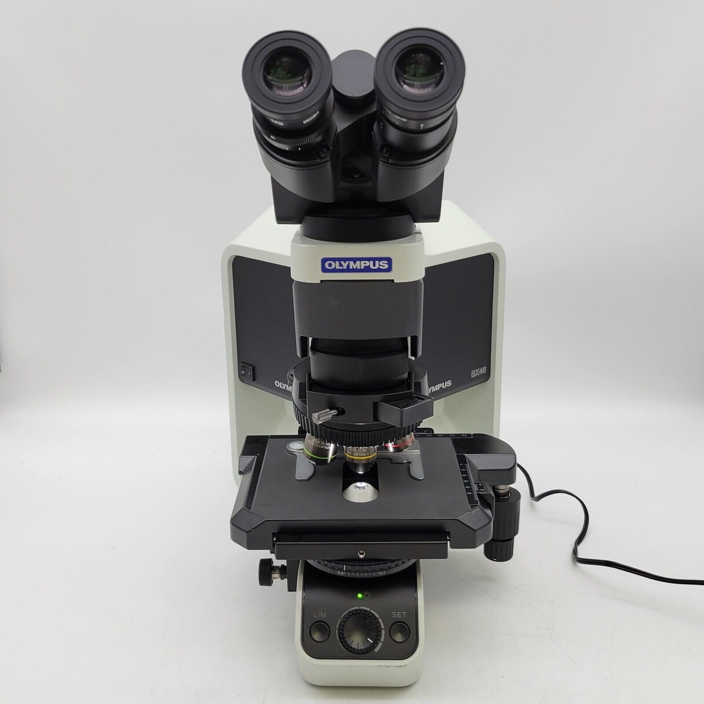 Olympus Microscope BX46 LED with Apo 2x, Fluorite Objectives & Tilting Binocular - microscopemarketplace