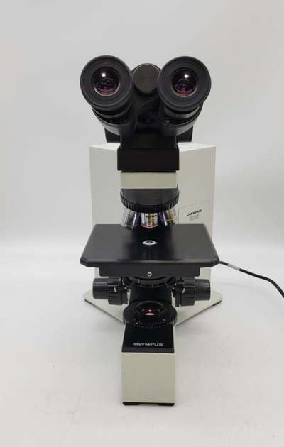 Olympus Microscope BX40 w. Fixed Stage, Tilt Head, & 2x Objective for Pathology - microscopemarketplace