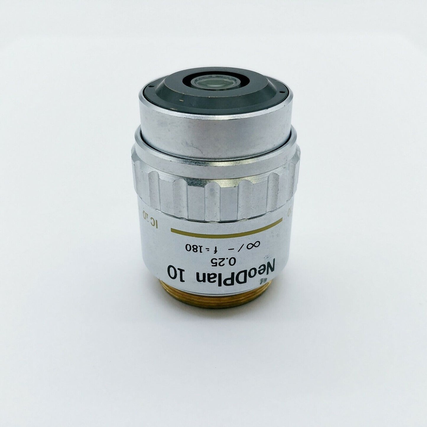 Olympus Microscope Objective NeoDPlan 10x Metallurgical IC 10 ∞/- f=180 - microscopemarketplace