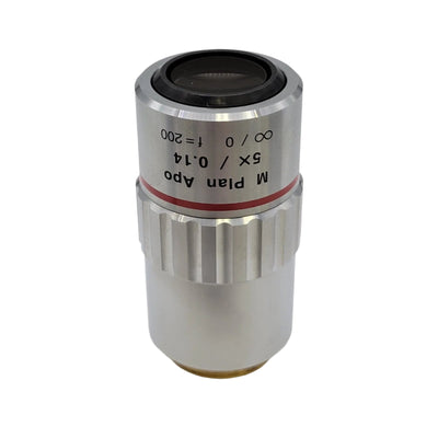 Mitutoyo Microscope Objective M Plan Apo 5x  ∞/0  f=200 - microscopemarketplace