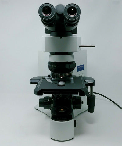 Olympus Microscope BX41 with 2x Apo and Fluorite Objectives and 10 MP Camera - microscopemarketplace