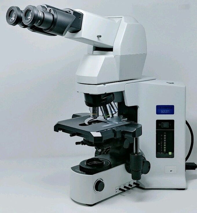 Olympus Microscope BX51 with Tilting Telescoping Head - microscopemarketplace