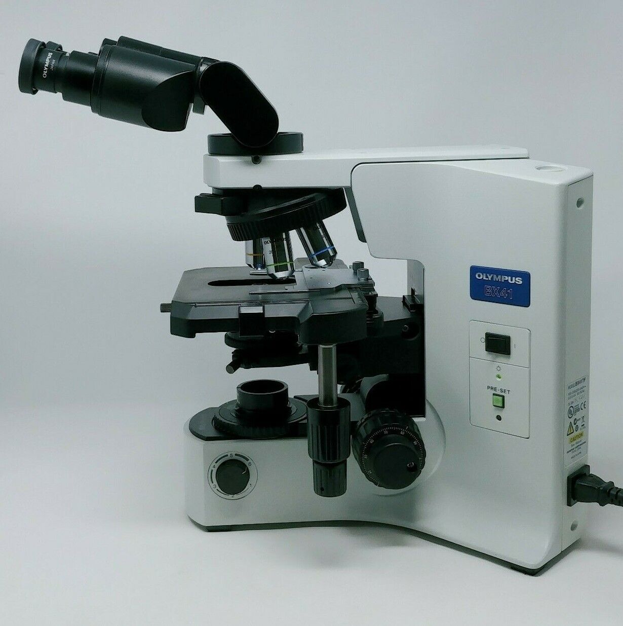 Olympus Microscope BX41 with Tilting Head, Polarizer, Analyzer, U