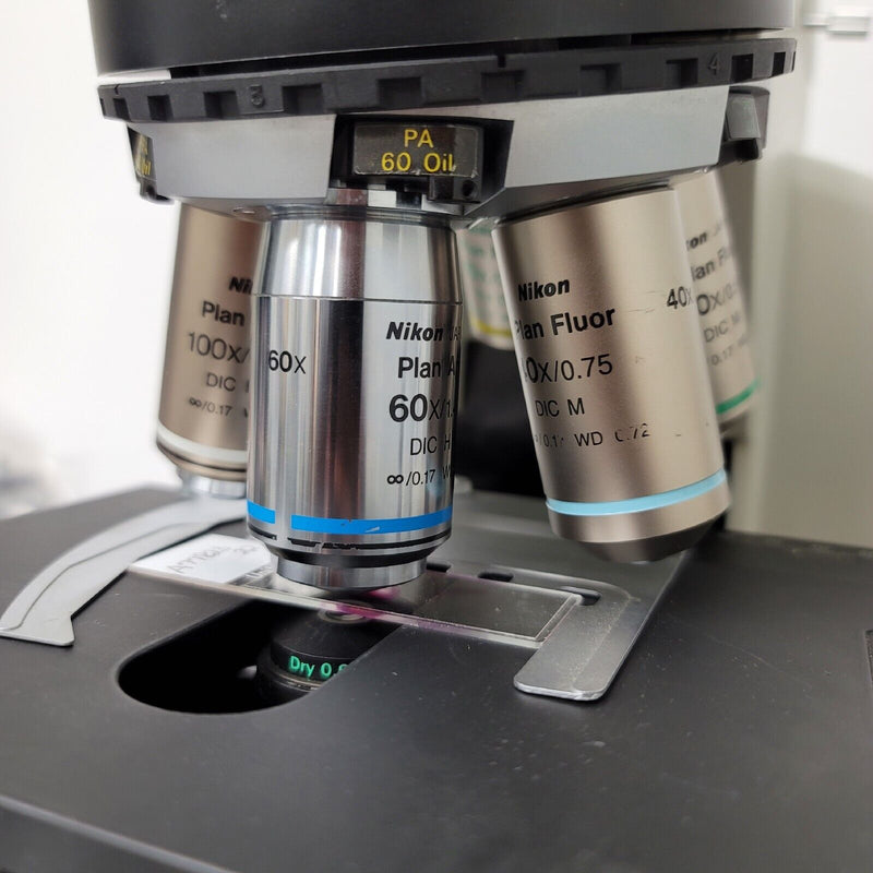 Nikon Microscope E600 with DIC and Fluorescence - microscopemarketplace