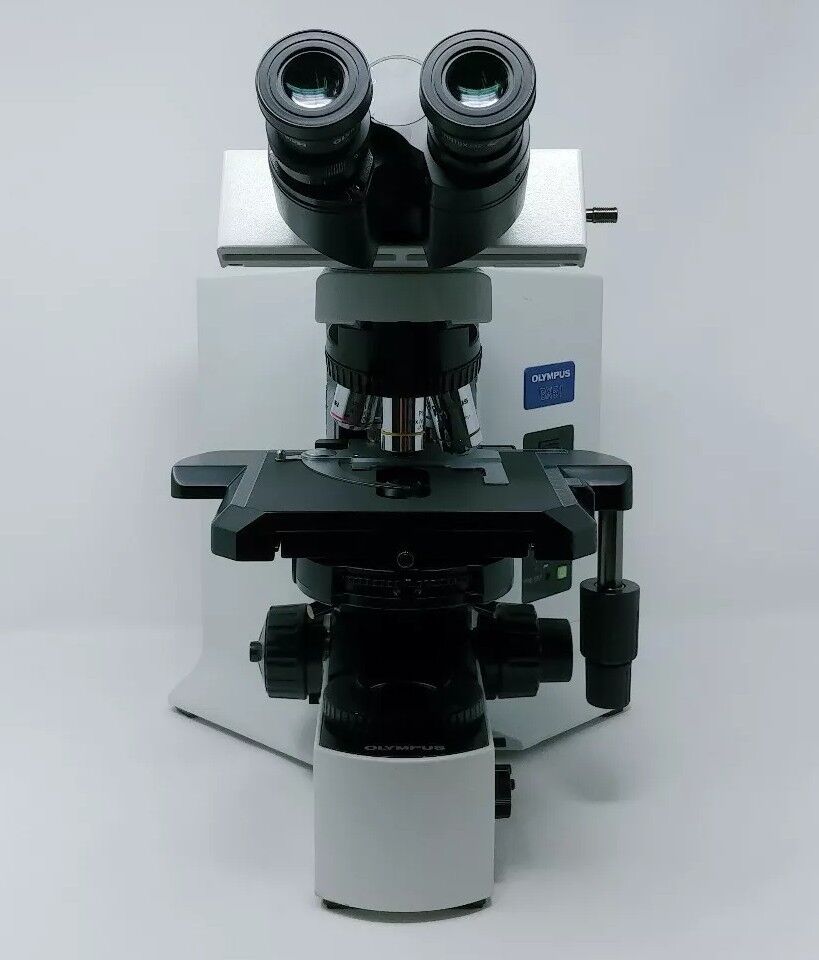 Olympus Microscope BX51 with Phase Contrast and Trinocular Head - microscopemarketplace