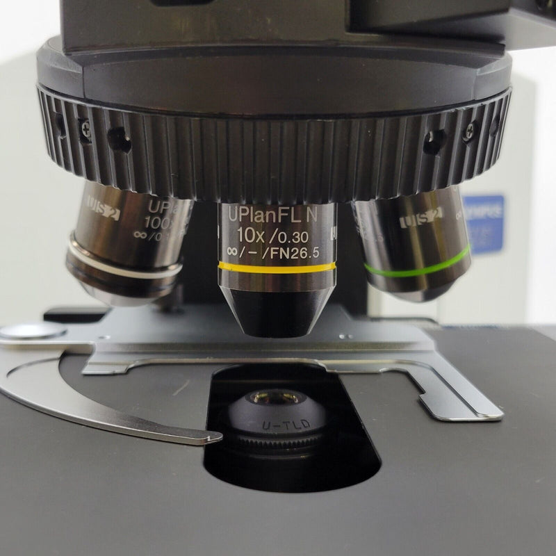 Olympus Microscope BX51 LED with DIC and Fluorite Objectives ...