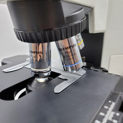 Olympus Microscope BX40 with LED and 100X oil - microscopemarketplace