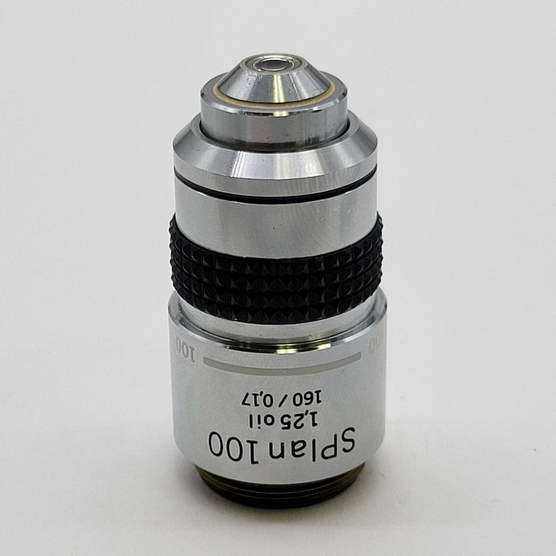 Olympus Microscope Objective SPlan 100x 1.25 Oil 160/0.17 - microscopemarketplace