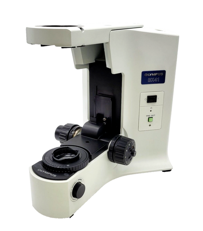 Olympus Microscope BX41 Stand Fully Serviced - microscopemarketplace