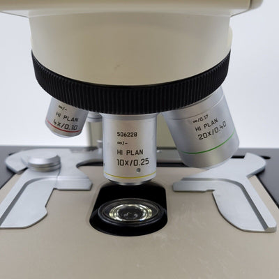 Leica Microscope DM1000 LED with 5x, 10x, 20x, 40x, and 100x Objectives - microscopemarketplace