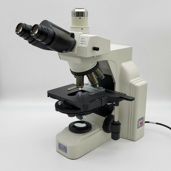 Nikon Microscope Eclipse E400 with Phase Contrast and Trinocular Head - microscopemarketplace