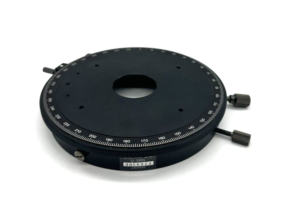 Olympus Microscope U-SRG Circular Rotating Microscope Stage ...