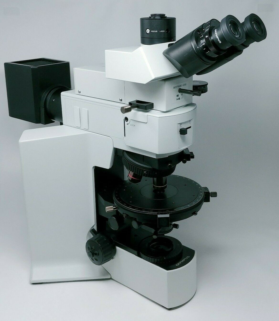 Olympus Microscope BX51 Pol Polarizing with Bertrand Lens and BF/DF ...
