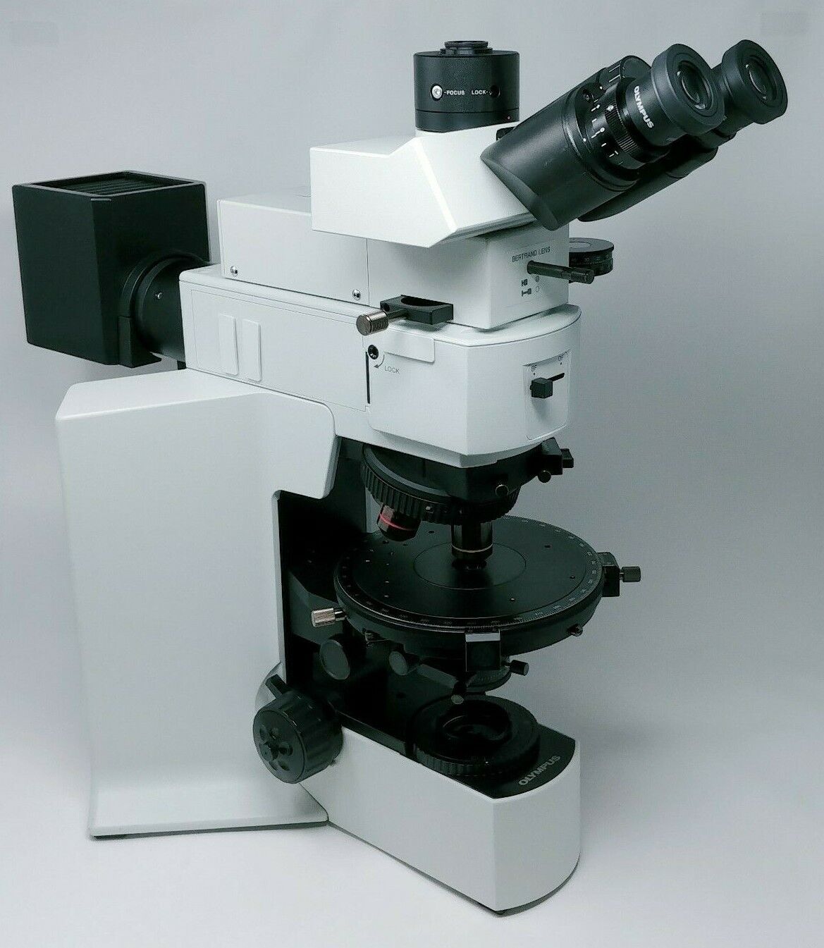 Olympus Microscope BX51 Pol Polarizing with Bertrand Lens and BF/DF - microscopemarketplace