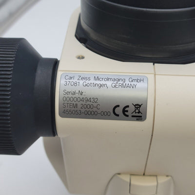 Zeiss Stereo Microscope Stemi 2000-C w. Trinocular Head, Transmitted Light Stand - microscopemarketplace