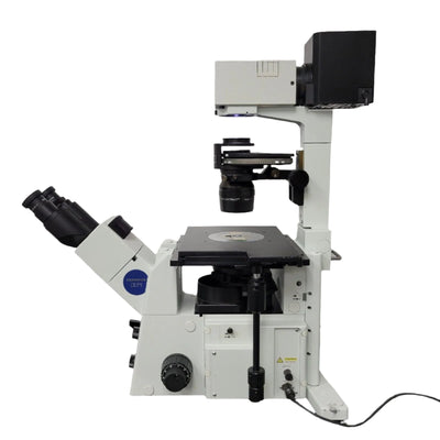 Olympus Microscope IX71 with HMC Hoffman Modulation Contrast - microscopemarketplace