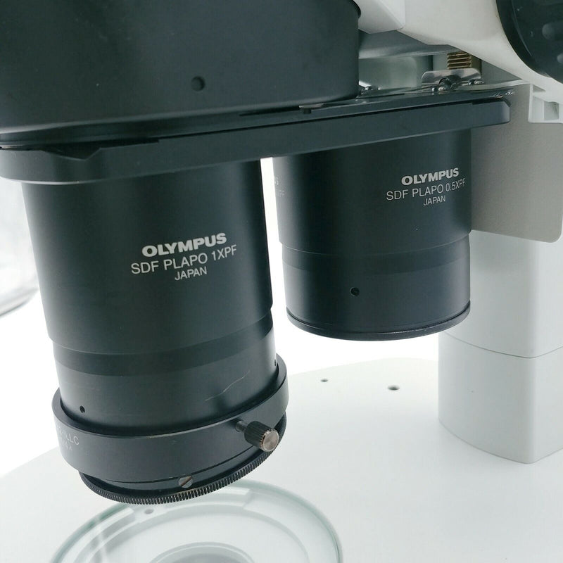 Olympus Microscope SZX16 with Dual Objective Turret and Tilting Trinocular Head - microscopemarketplace