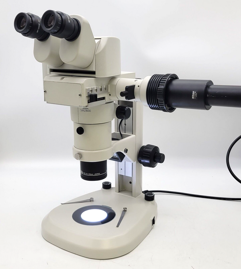 Nikon Stereo Microscope SMZ800 with Fluorescence and Photo Port - microscopemarketplace