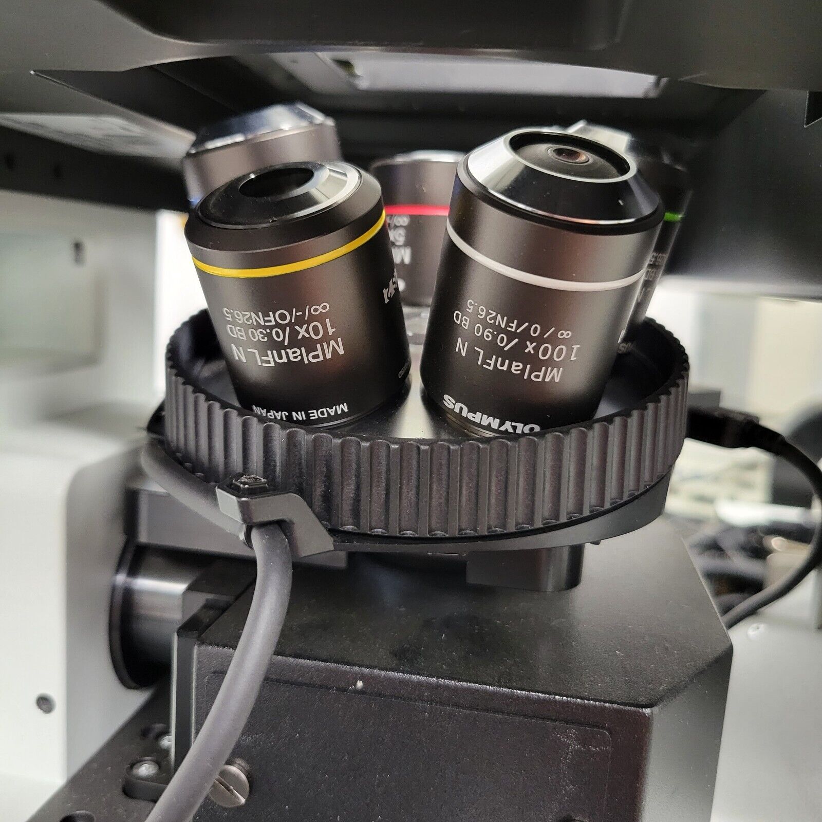 Olympus Microscope GX53 Inverted Metallurgical with Tango