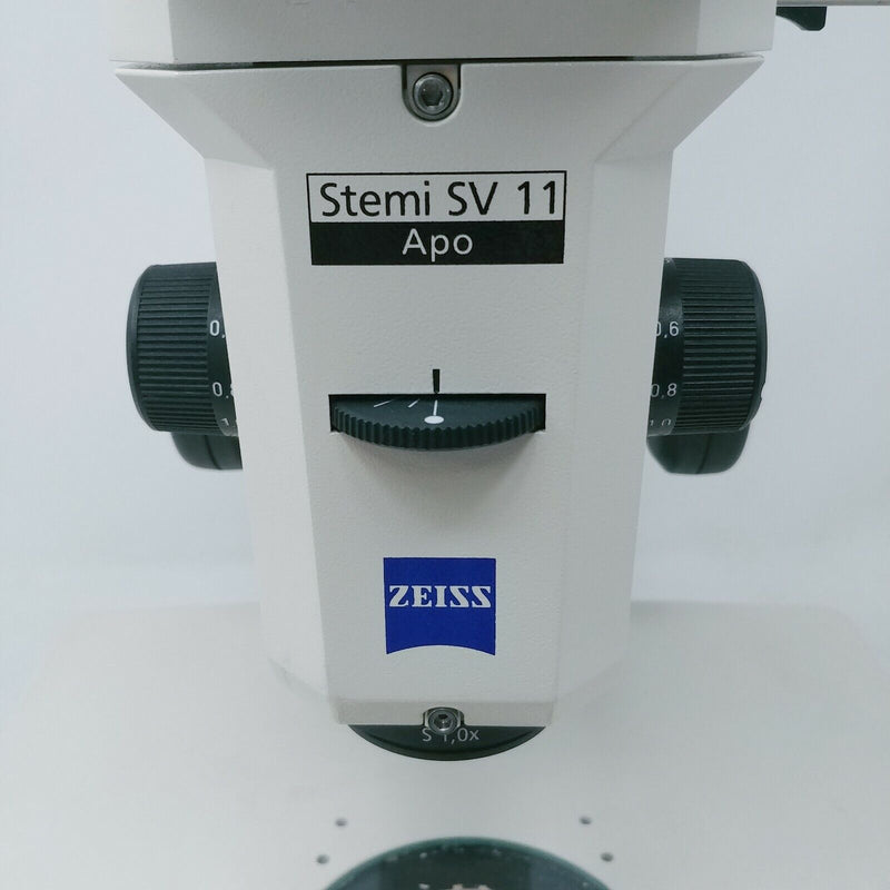 Zeiss Microscope Stemi SV 11 Apo with Transmitted Light Stand - microscopemarketplace