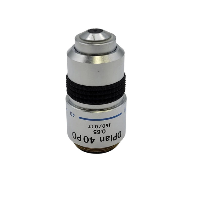 Olympus Microscope Objective DPlan 40x PO 0.65 160/0.17 Pol - microscopemarketplace