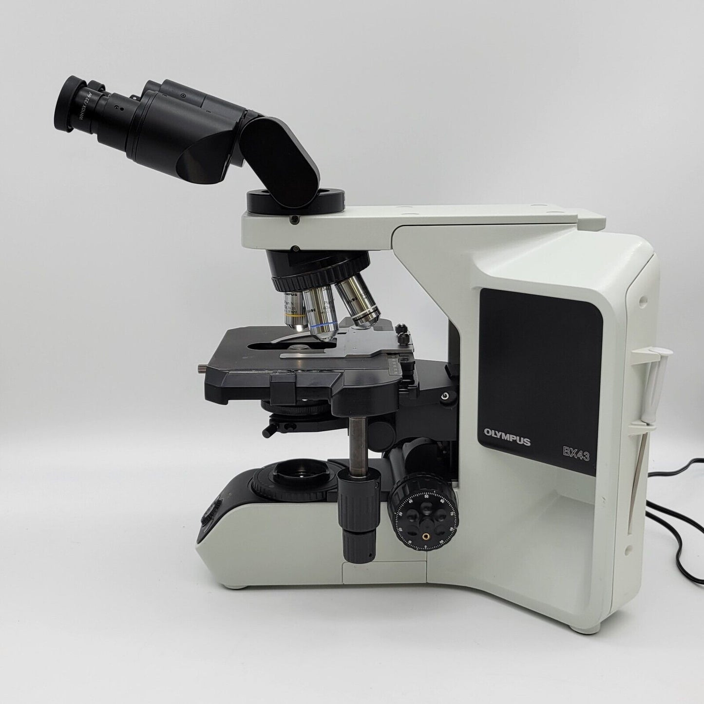 Olympus Microscope BX43 with Tilting Head and 100x Objective - microscopemarketplace