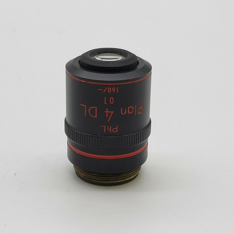 Nikon Microscope Objective Plan 4x DL PhL Phase Contrast 160/- - microscopemarketplace