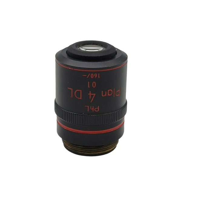 Nikon Microscope Objective Plan 4x DL PhL Phase Contrast 160/- - microscopemarketplace