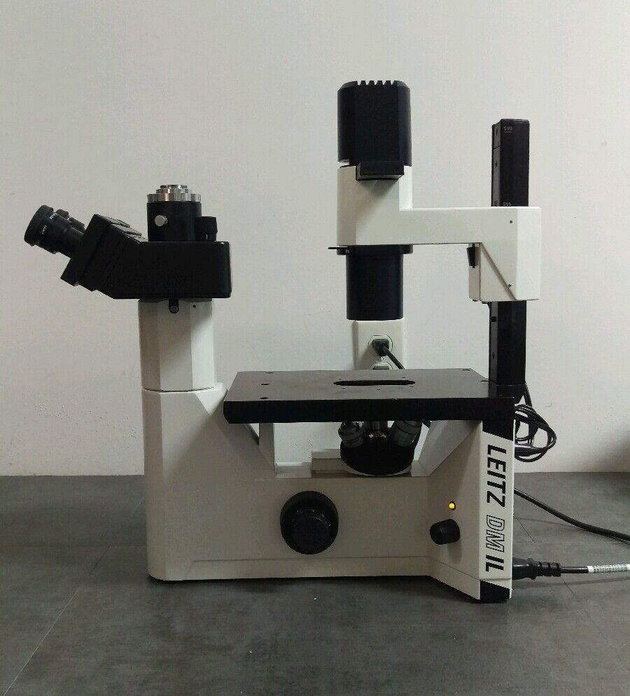 Leica Leitz Microscope DM IL Inverted with Phase Contrast and ...