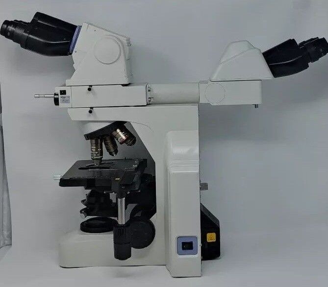 Nikon Microscope Eclipse E400 with Dual Head Bridge and 2x for Pathology/Mohs - microscopemarketplace