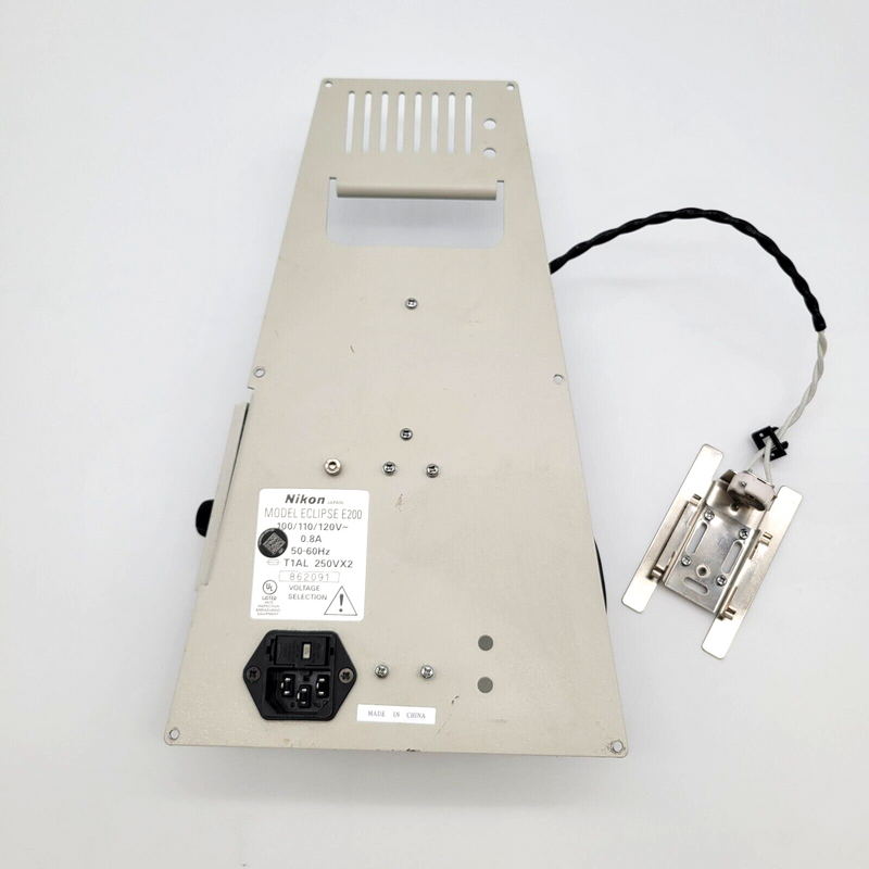 Nikon Microscope E200 Power Supply Lamp, Switch and Rheostat Replacement - microscopemarketplace