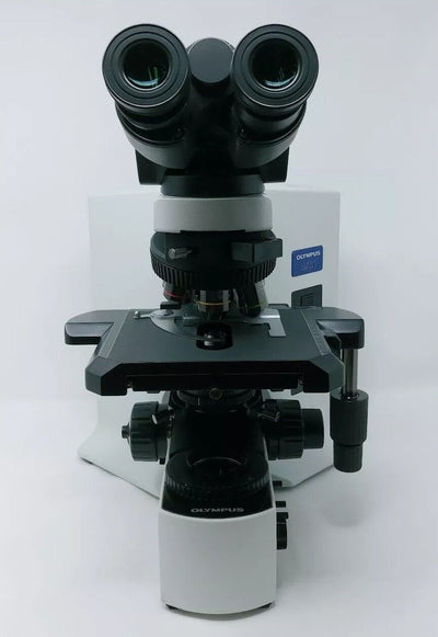 Olympus Microscope BX51 with Fluorites and Tilting Binocular Head - microscopemarketplace