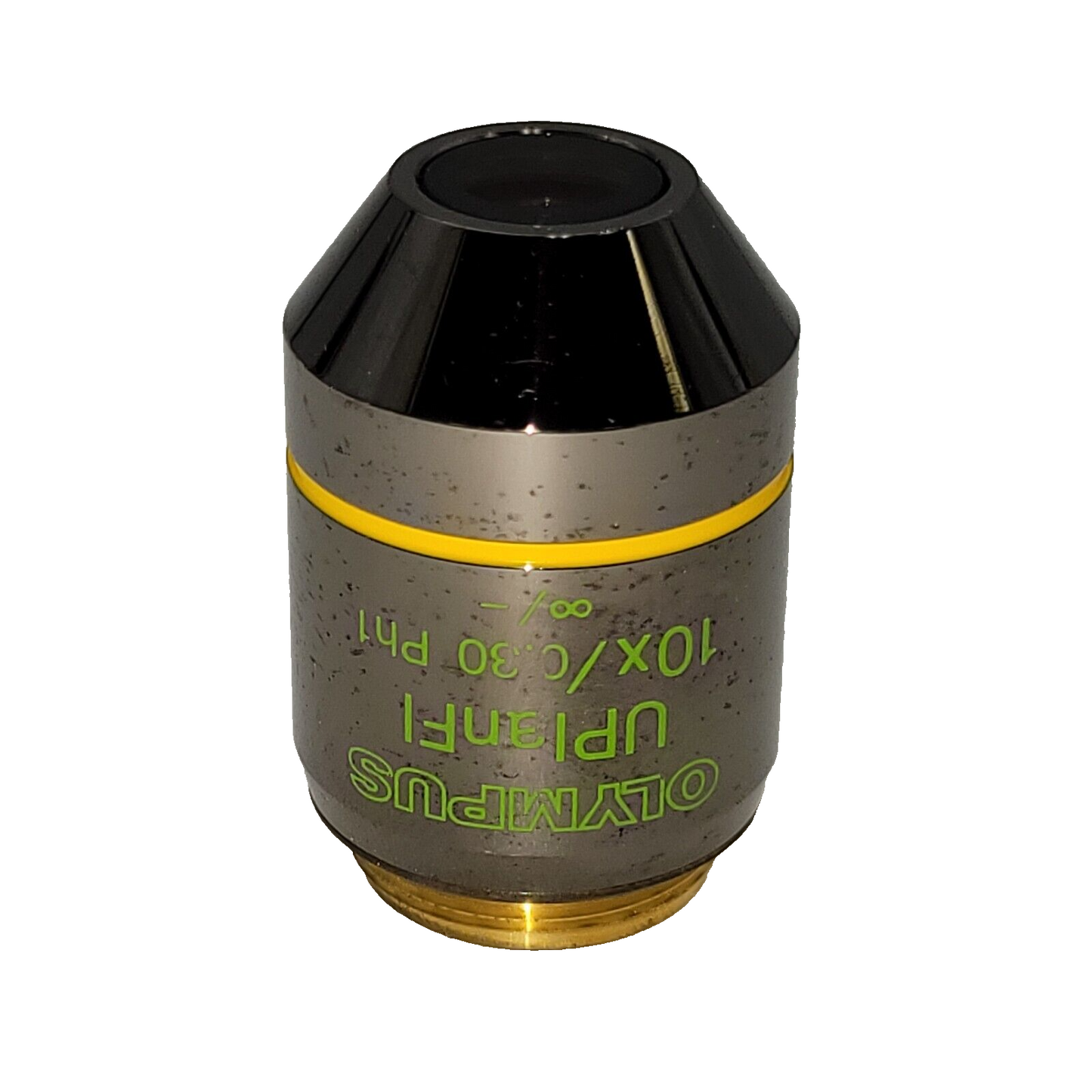 Olympus Microscope Objective UPlanFl 10x Ph1 Phase Contrast - microscopemarketplace