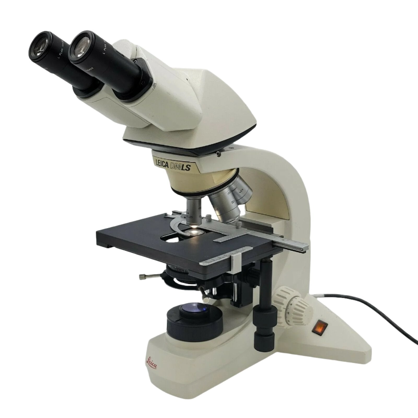Leica Microscope DMLS with 10x 20x 40x Objectives and Binocular Head ...